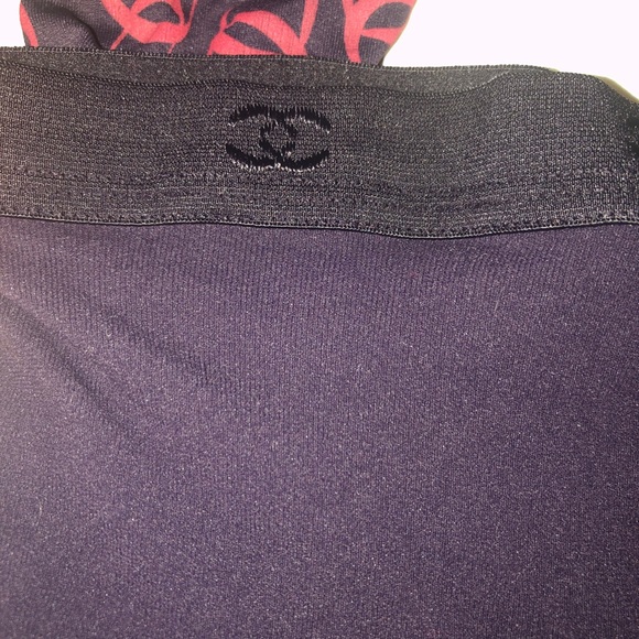 Chanel cc logo tights hosier one size - Picture 2 of 6